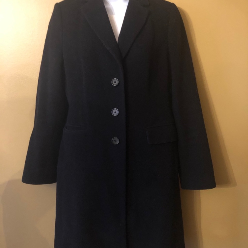 Banana Republic black Wool coat size small